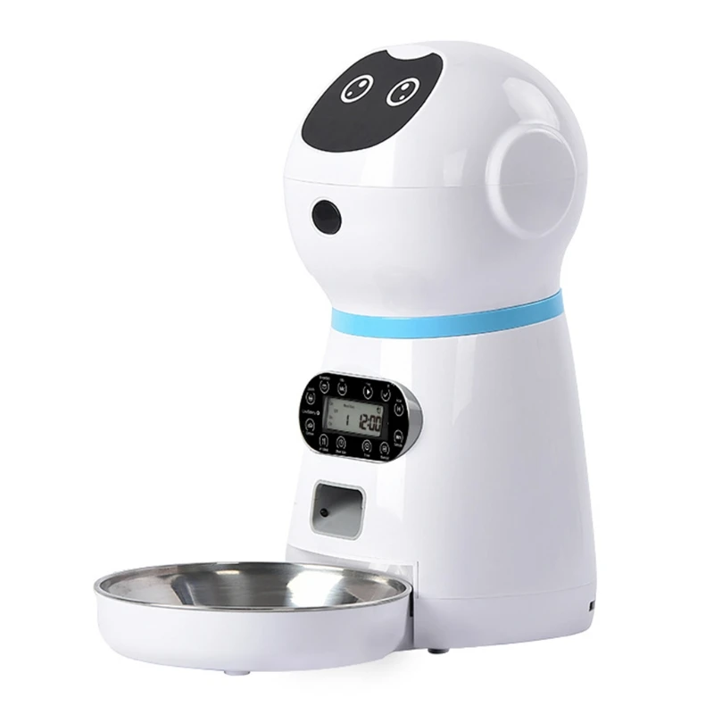 

Automatic Feeder Timed Feeder with LCD Screen Portion Control Prevent Stuck System Durable