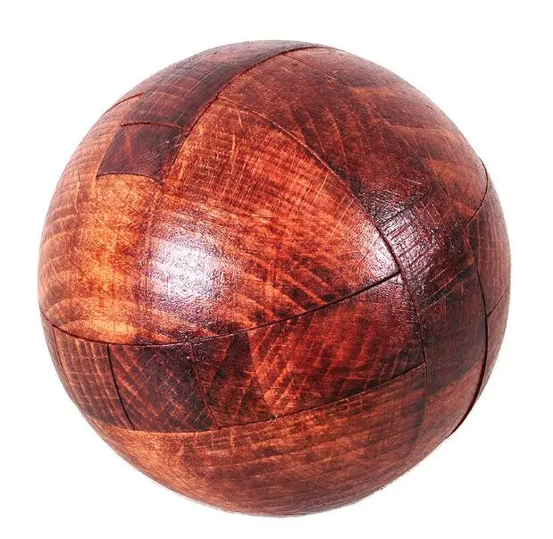 Clássico bola-em forma de madeira rebarba quebra-cabeças jogo para adultos crianças