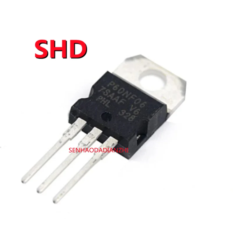 

10pcs STP60NF06 P60NF06 60N06 60NF06 TO-220 integrated circuit IC