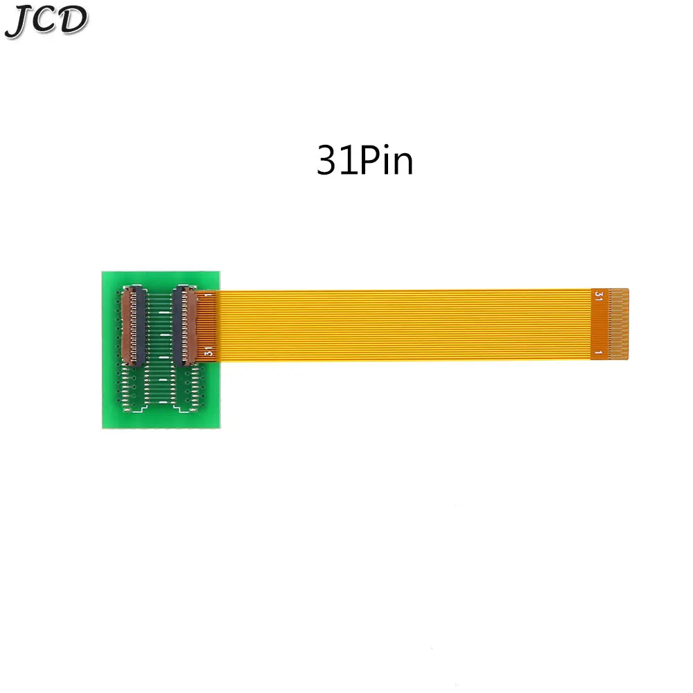 

JCD 31 Pin to 31Pin 0.3mm Pitch Extension Connector Adapter length 28-350mm 60mm 120mm 100mm with FFC FPC Flexible Flat Cable