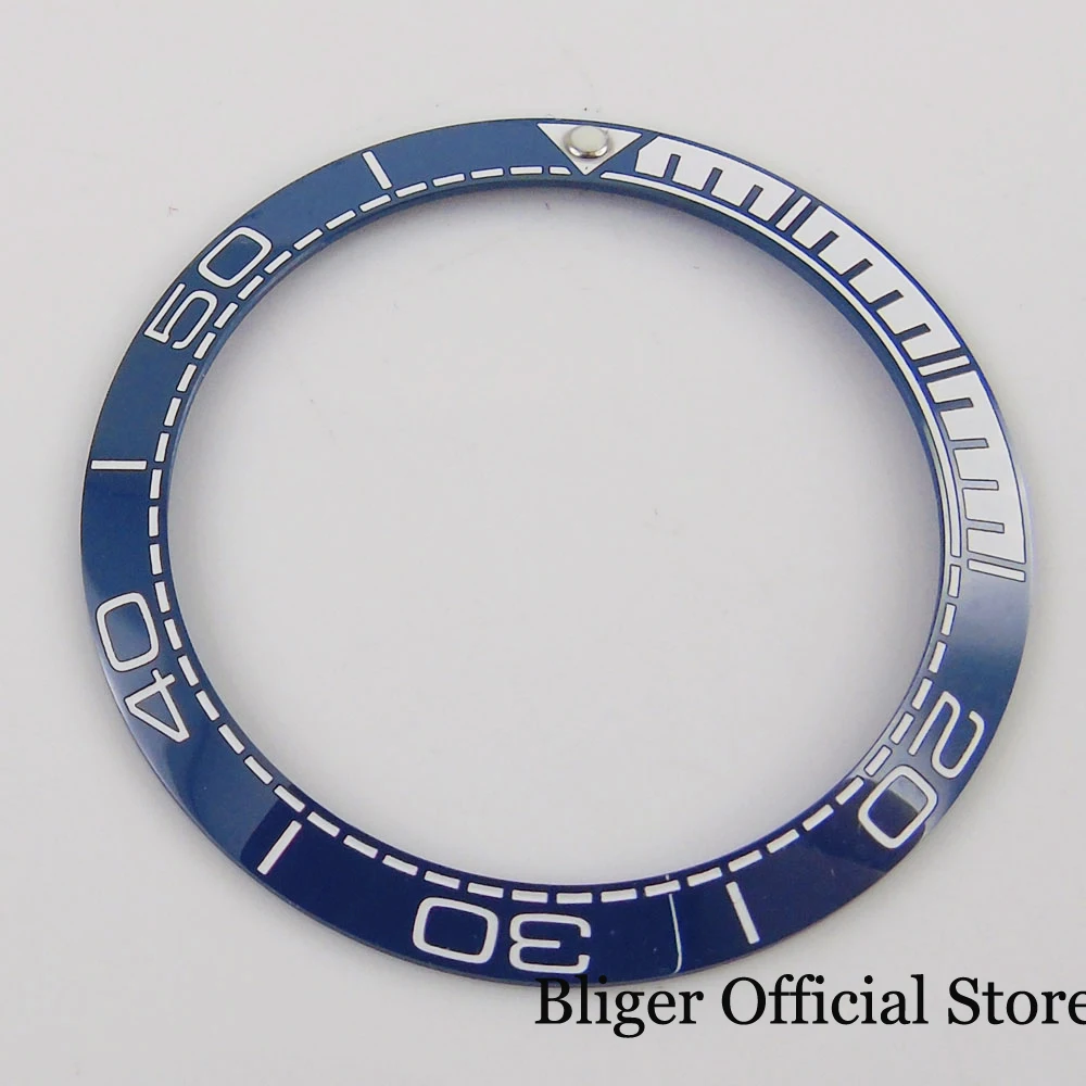 New 38mm Ceramic Watch Bezel Insert Fit 40mm Automatic Men Watch