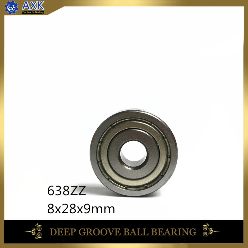 638ZZ Bearing 8*28*9 mm ( 4 Pcs ) ABEC-1 Grade 638Z Miniature 638 ZZ Ball Bearings