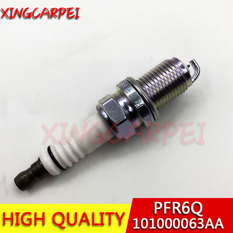 4pcs PFR6Q 101000063AA Spark Plugs Fit For Volkswagen V W Golf Jetta Fit For Audi TT A