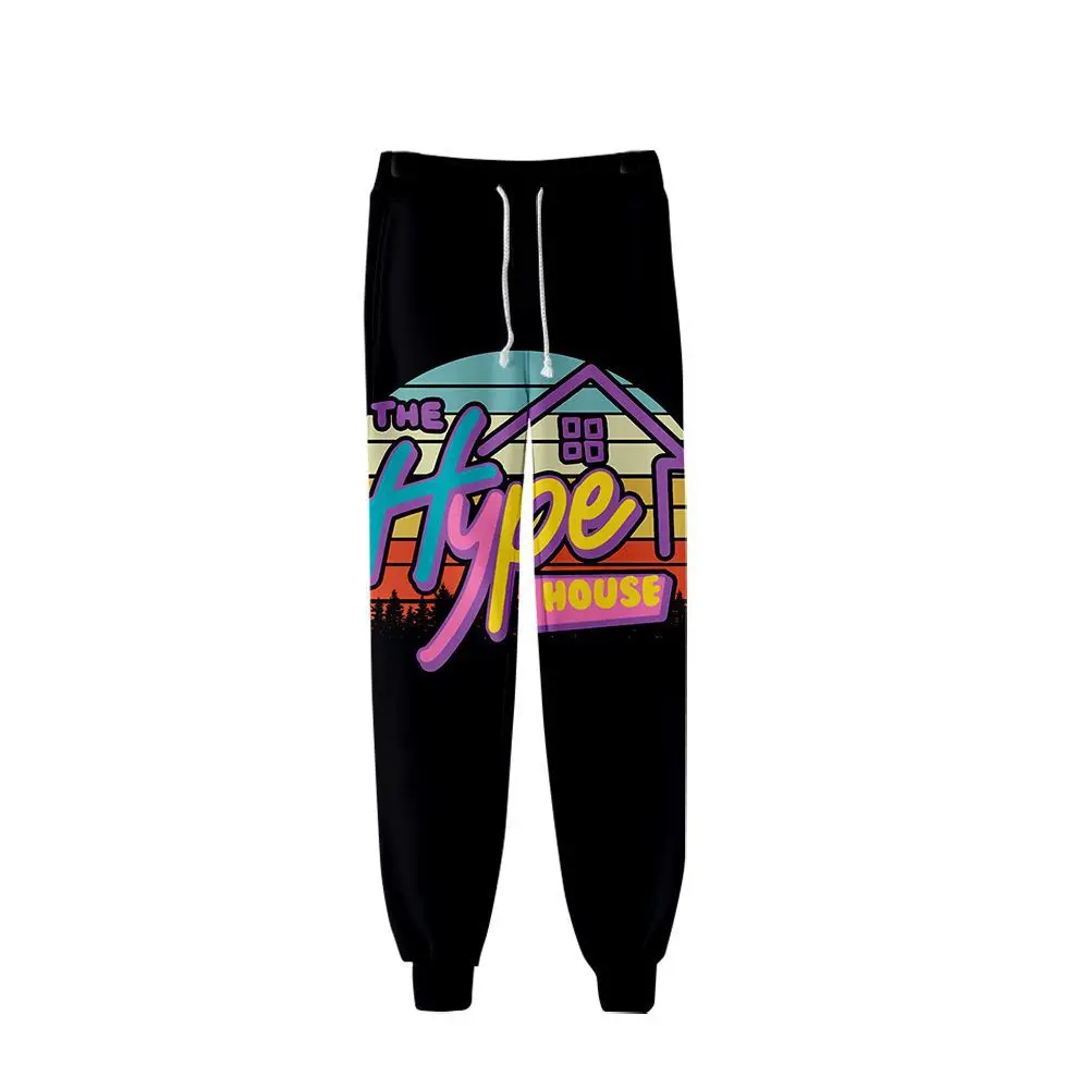 The Hype House Tie Dye 3D Print Sweatpants Fashion Casual Jogger Pants Streetwear HIp Hop Kpop Men/Women Warm Pants Trousers