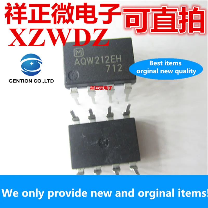 

10pcs 100% orginal new real stock AQW212EH AQW212 in-line DIP8 optocoupler relay chip