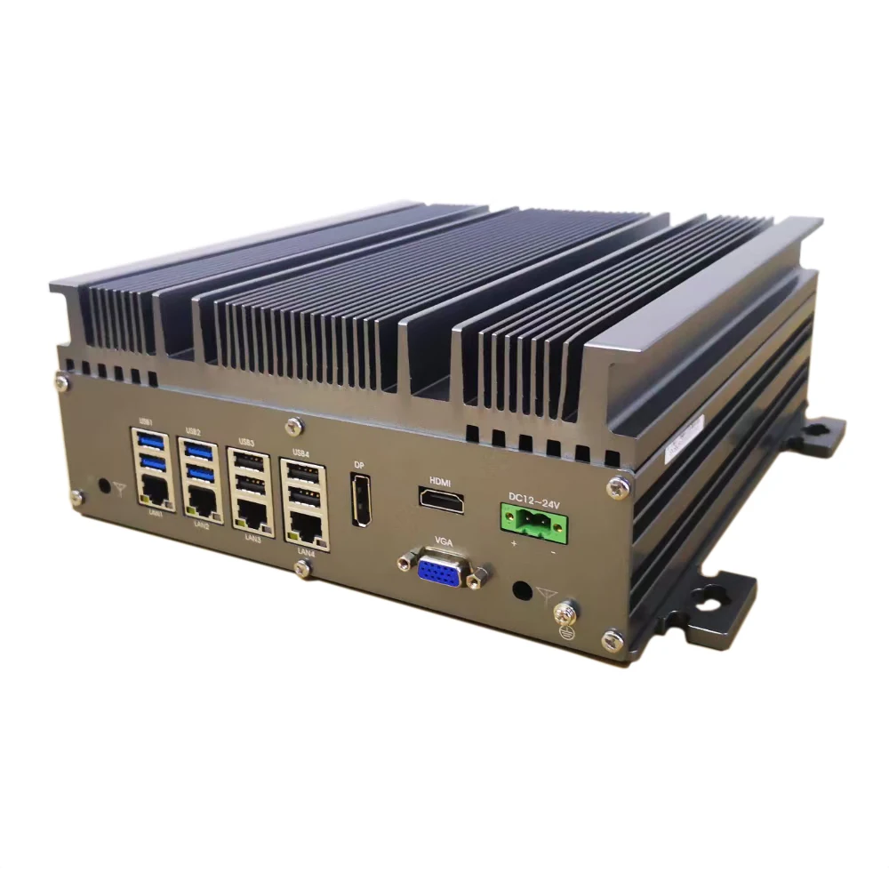 Monitoring Video Analytics Computing 4*LAN Obsługa 6/7/8/9th Intel Corei3-6100/i5-6500/i7-6700 CPU Dual 4K Display