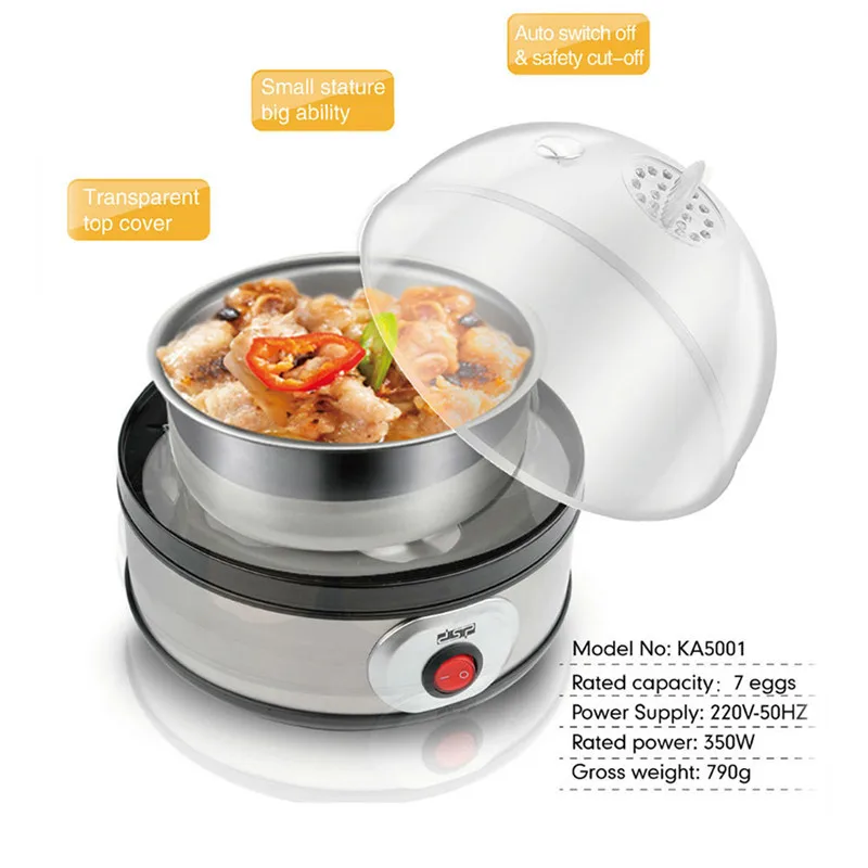 آلة طهي البيض الكهربائية قدرة غلاي بيض للبيض المسلوق متوسطة لينة البيض المسلوق البيض المخفوق مع إيقاف تلقائي