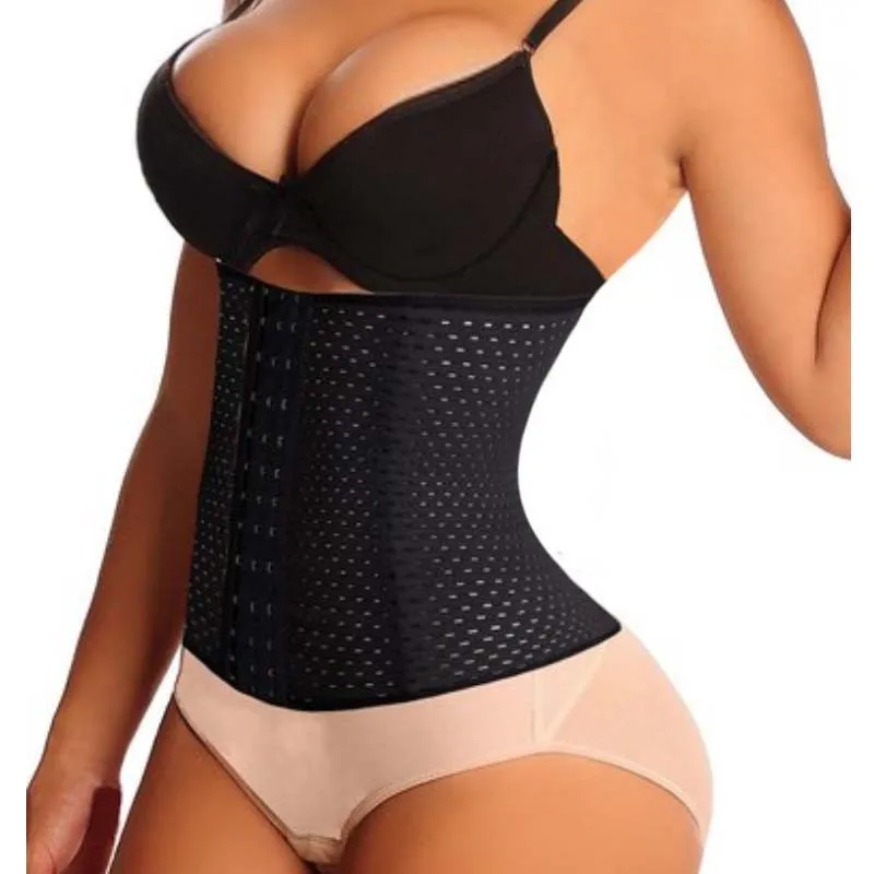 Women Waist Trainer Super Stretch Steel Bone Body Shaper Waist Cincher Control Corset Slimming Belt Tummy Burner Girdle