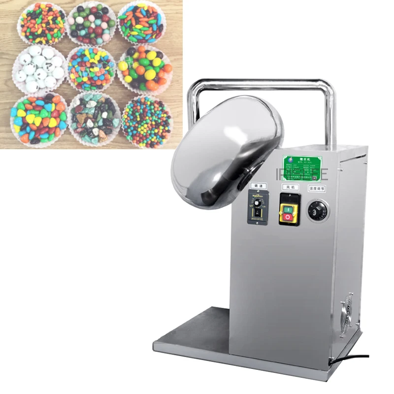 High Efficient Easy Operation Drum Gummy Candy Sugar Coating Machine