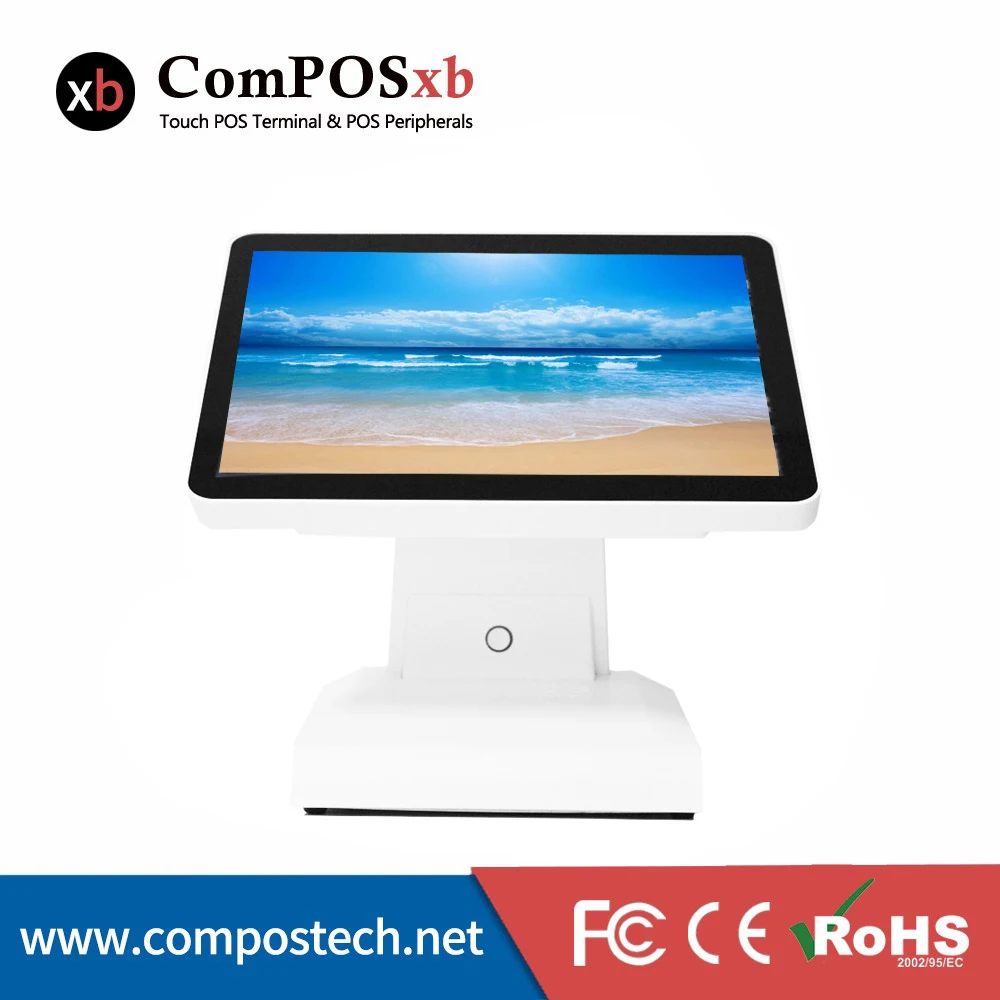 Windows POS Terminal 15 inch POS Systems Touch Point Of Sale for retail