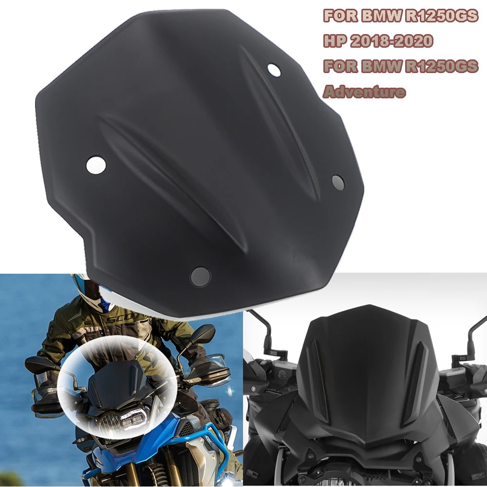 

2018 - 2021 For BMW R1250GS HP R1250GS Adventure R1200GS HP Motorcycle Front Windscreen Airflow Wind Deflector 2020 2019 2018