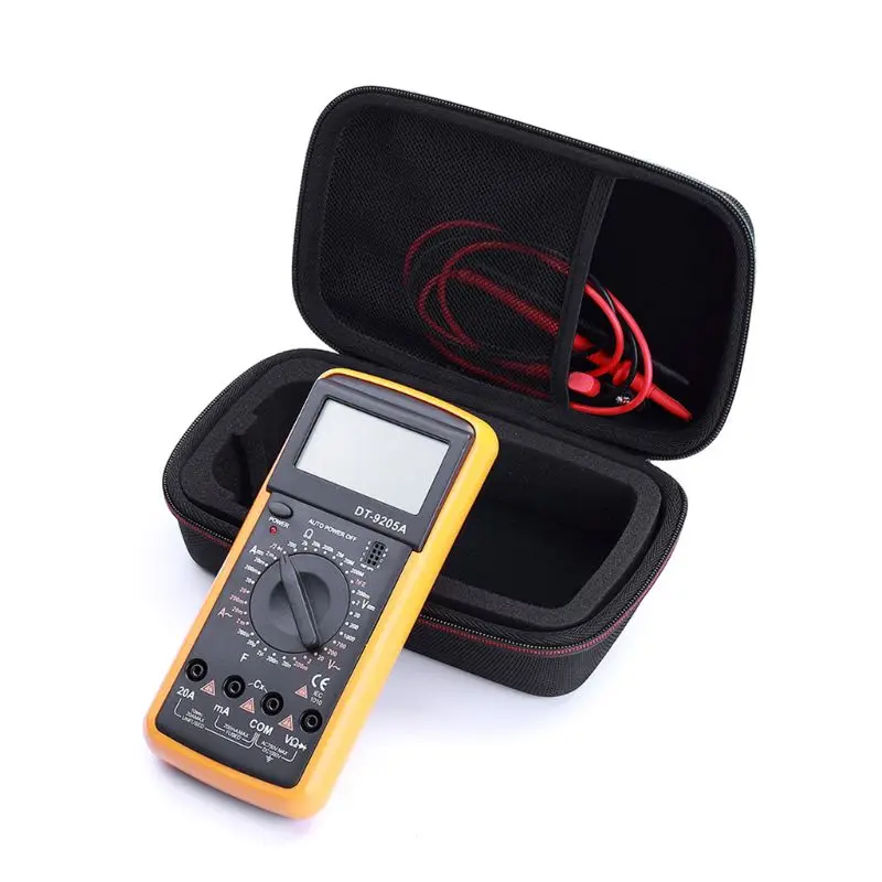 กันกระแทก Multimeter พกพาสำหรับ Fluke 117 115 F117C F17B + F115C ฝาครอบพกพา EVA กล่องป้องกัน