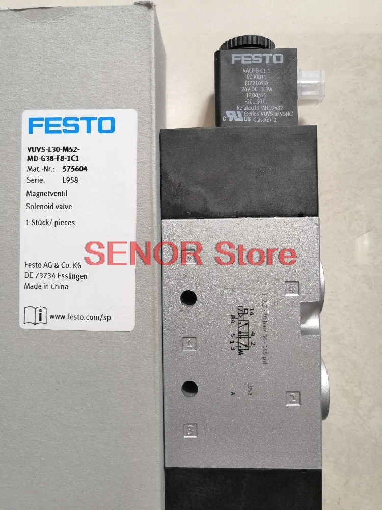 

Brand new original solenoid valve VUVS-L30-M52-MD-G38-F8-1C1{575604}