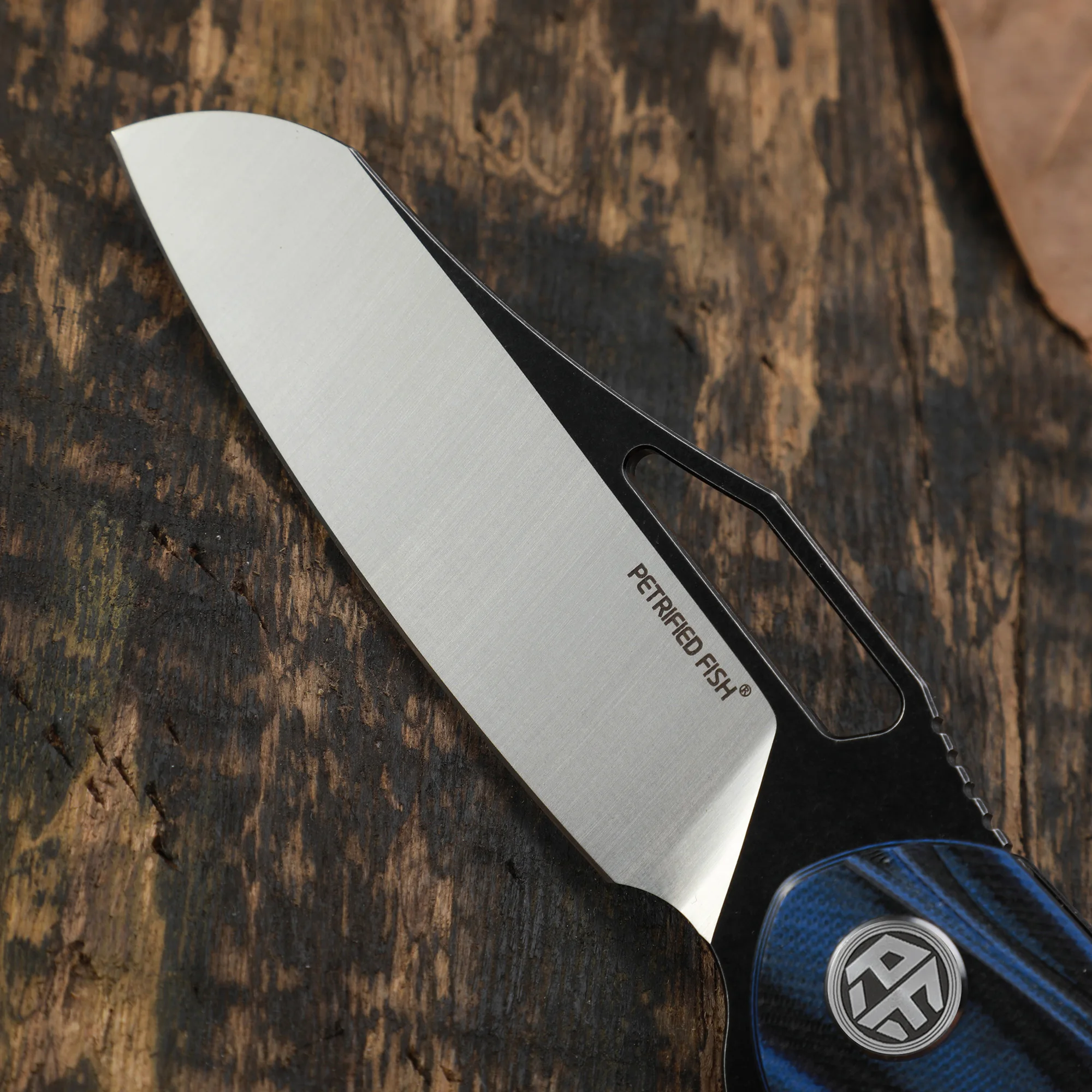 Versteinerter Fisch 979 Original D2 Stahl Klappmesser Fisch G10 Griff Camping Messer Outdoor Survival Jagd EDC Taschenwerkzeuge
