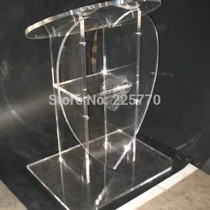 Heart in the form of acrylic lectern church Perspex Pulpito Plexiglass Church Postic Poster 10 Main Pulpit Sales - №5