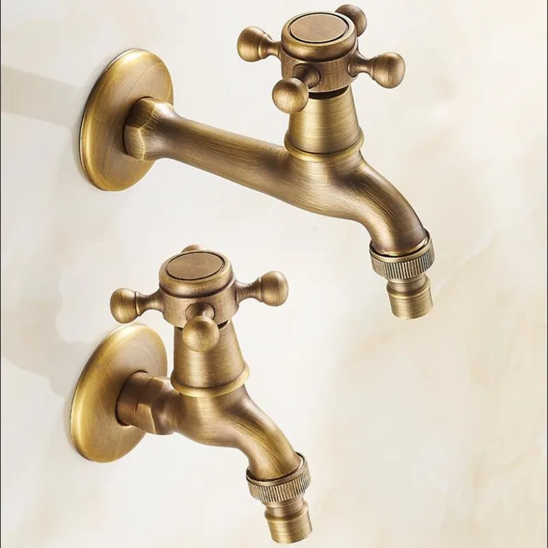 Brass Antique Bronze outside tap washing machine faucet toilet bib cocks,tap,Decorative Outdoor Garden Faucet