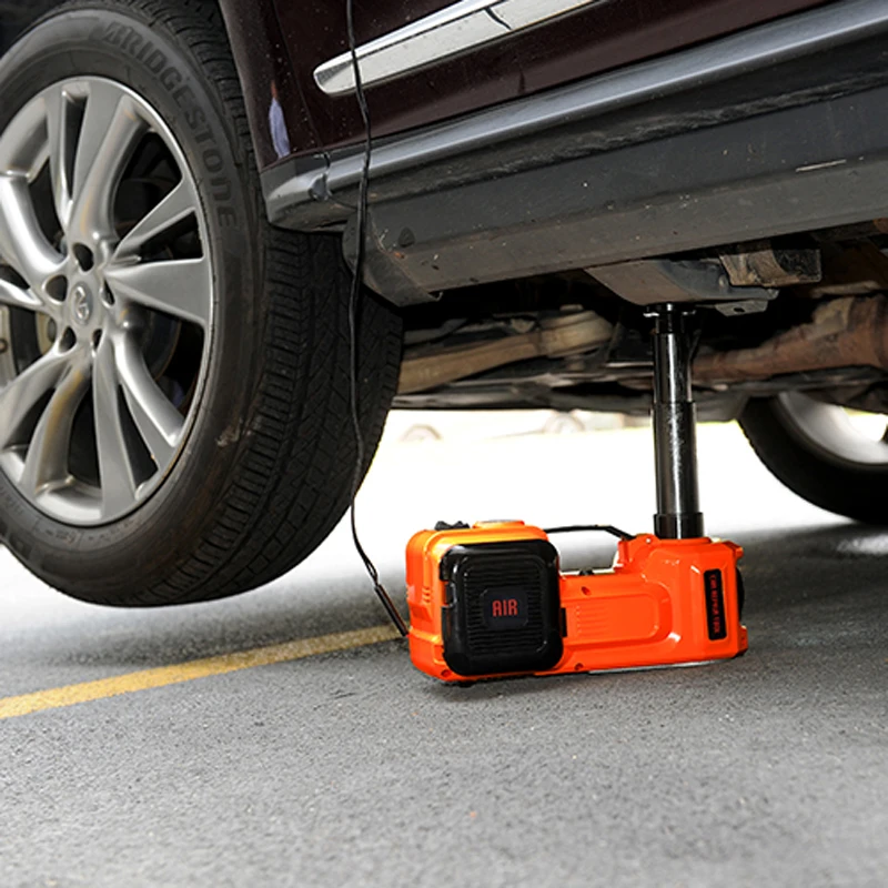 150W electric jack, hydraulic 5T off-road car lift, portable wrench, air pump, DC 12V multi-function kit