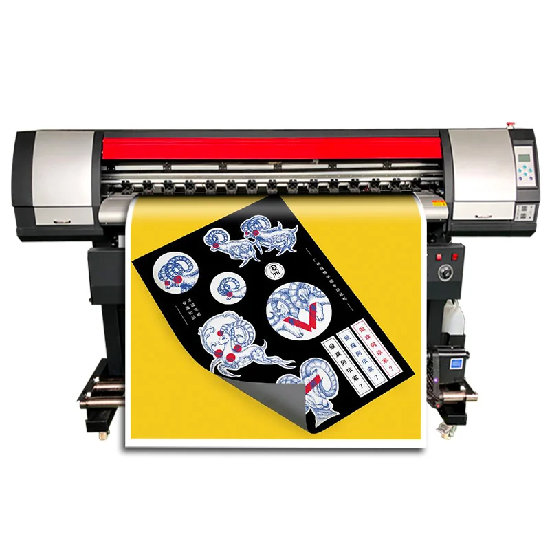 Sublimation Plotter with Single 4720 Head 1.6m Large Format Printer  Subliamtion Paper T-shirt Fabric Printing machine