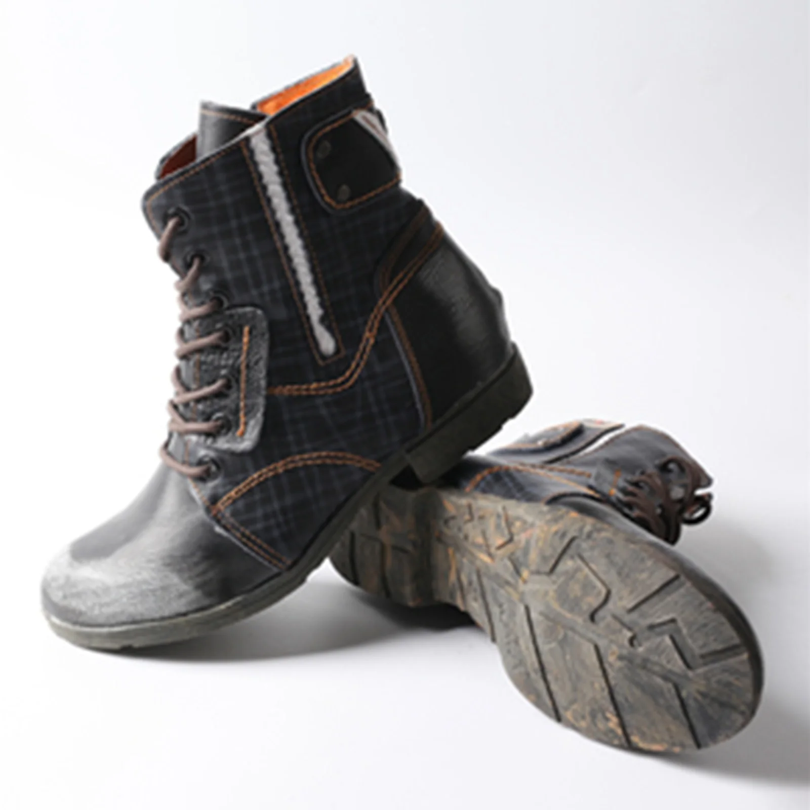 2024 Fashion Boots New Beauty Leather Leisure Middle Top Middle Tube Short Women Shoes