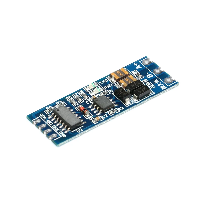 Módulo RS485 de giro TTL, 5 uds., 485 a nivel UART serial, hardware de conversión mutua, control de flujo automático