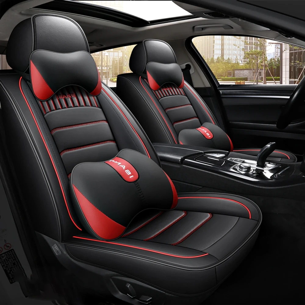 High Quality Leather Car Seat Cover Full Set Surround WIth Waterproof