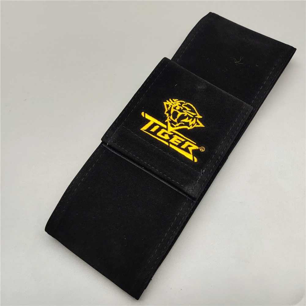 Tiger Cue Case 1x2 Soft Velvet Cue Case 1/2 Billiard Carom Pool Cue Soft Case Holds 1 Butt & 2 Shafts Billiards Accessories
