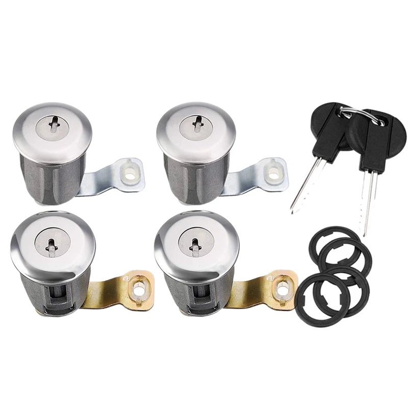 4Pcs Car Barrel Door Locks Keys Set 252522 9170.G3 for Peugeot Partner Citr0En Xsara 1996 - 2007