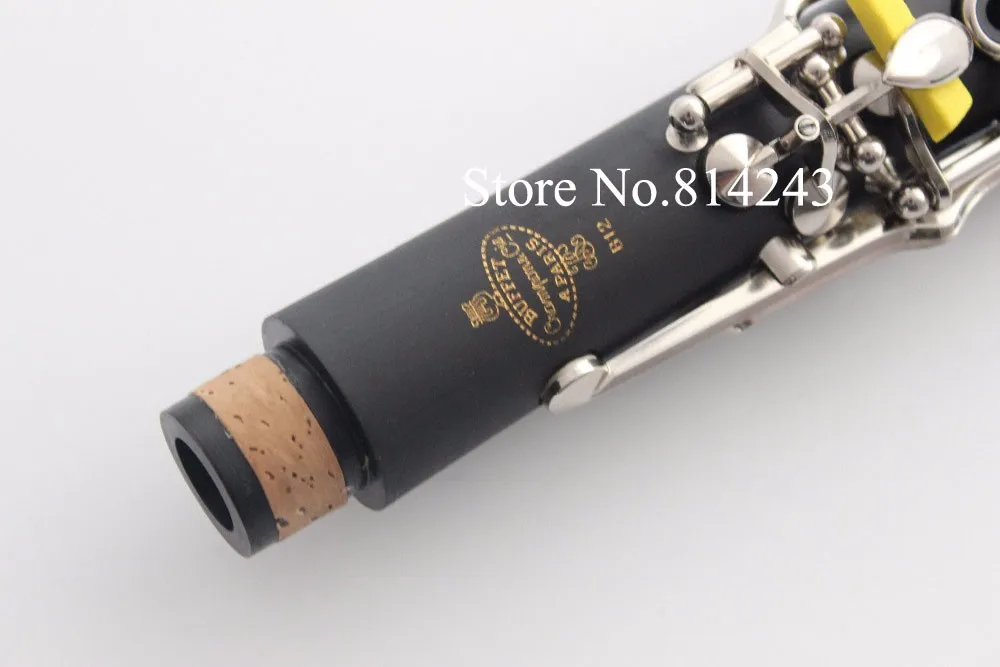 Buffet Crampon&Cie A PARIS B12 17 Key Bb Tune Bakelite Clarinet Playing Musical Instruments Clarinet with Accessories