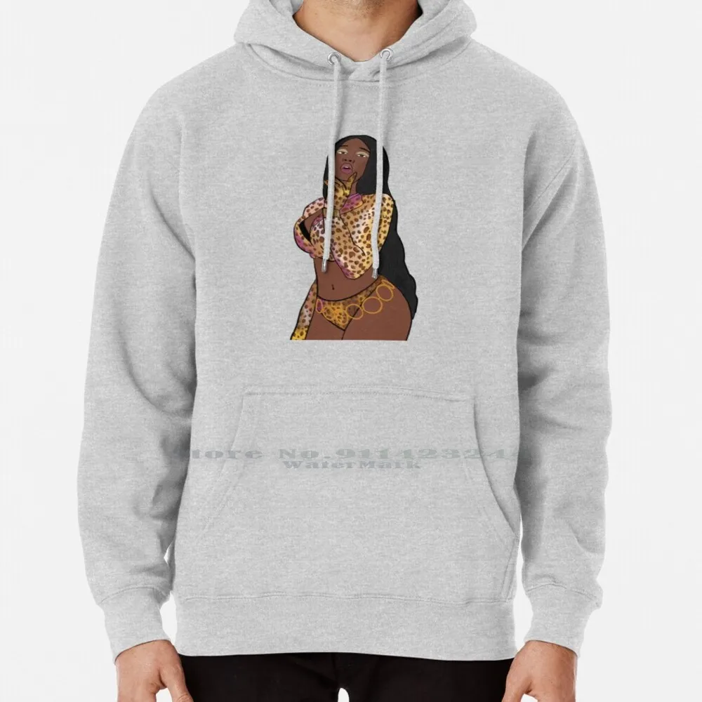 Толстовка с изображением Меган Тори, свитер с иллюстрацией, 6xl, хлопковый женский рэпер, страшная лихорадка, Меган Тори