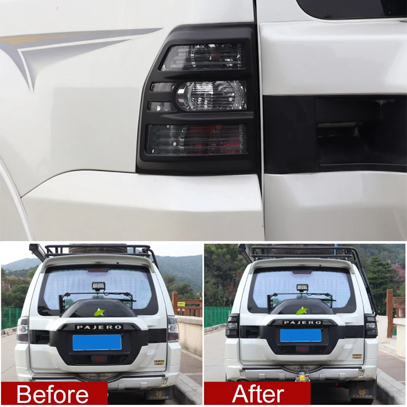 For V97 V93 Mitsubishi Pajero Taillight Frame Taillight Cover Shogun Front Fog Lamp Frame Door Handle Exterior Shogun Montero