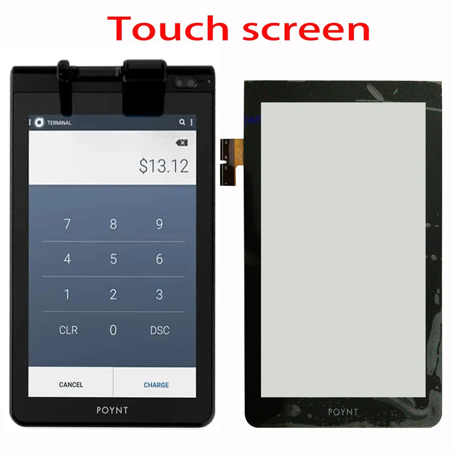 

7" Touch Panel digitizer For POYNT POS SYSTEM Tablet Touch Screen Glass Sensor Replacement