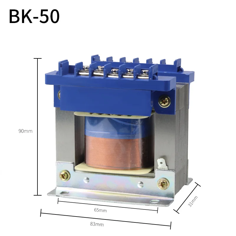 Full copper wire BK-50VA isolation control transformer Input 380/220VAC Output 6.3/12/24/36VAC CAN CUSTOMIZE VOLTAGE