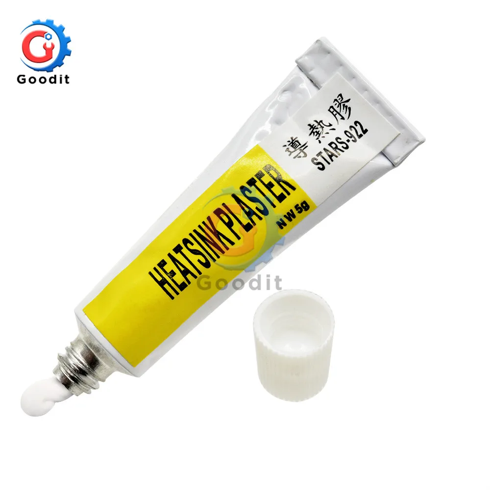 10pcs/lot Heatsink Thermal Grease Paste Compound Silicon CPU Silicone Adhesive Cooling Strong Compound Glue For Heat Sink Stick