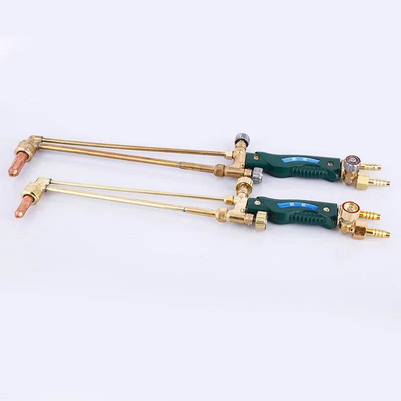 Injection Suction Cutting Torch All Copper Cutting Torch Stainless Steel Long Cutting Torch Gun Heat Propane Mapp Torch