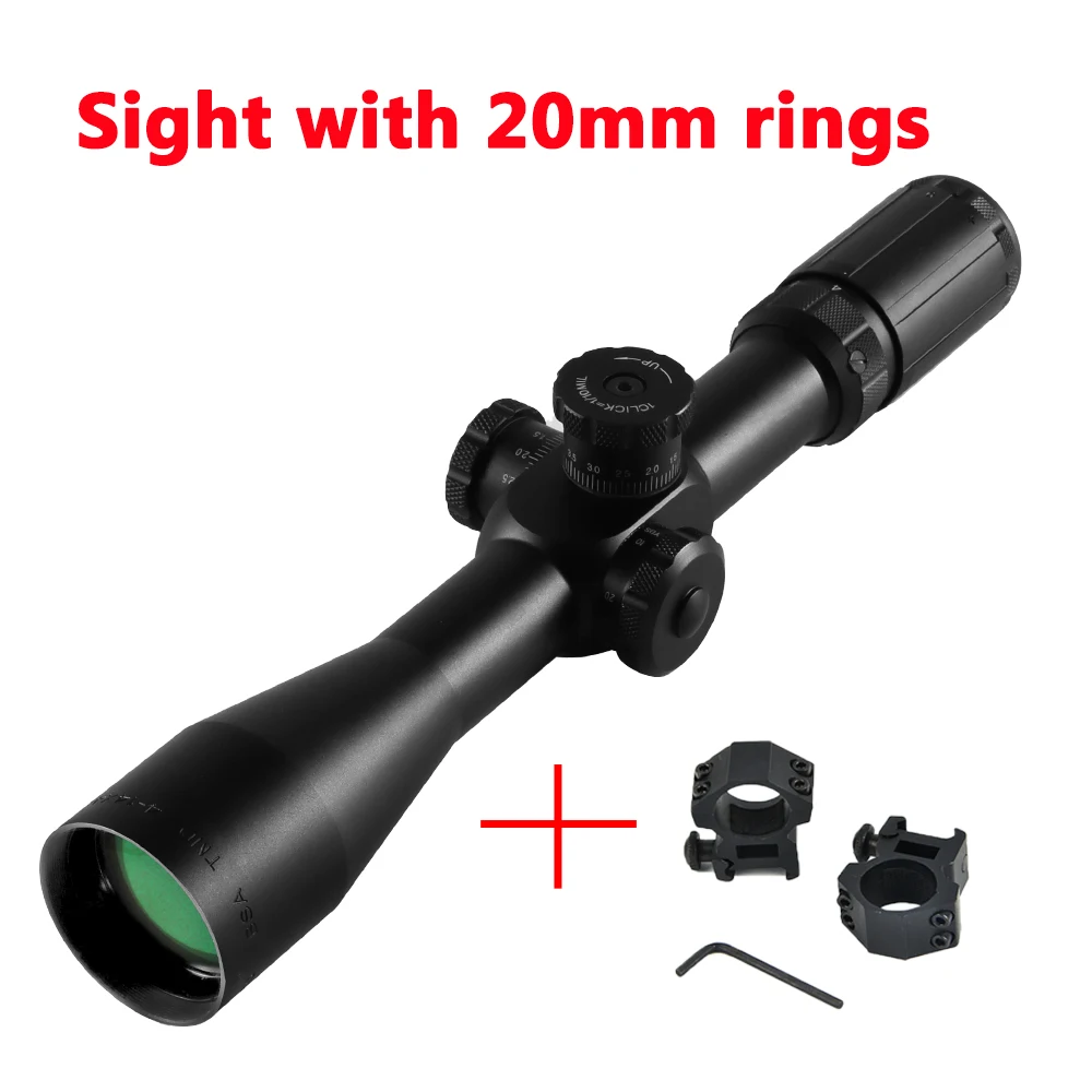 BSA Optics TMD 4-14X44 FFP Jachtkijker Eerste Focale Vlak Richtkijker Tactische Glas Geëtst Richtkruis Optische Richtmiddelen