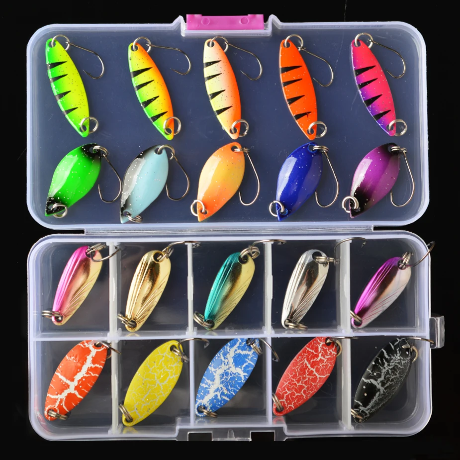 

TOMA Mini 2g 2.5g 3g 5g Fishing Spoons Trout Lures Metal Jigging Lure Swim Bait Isca Artificial Crankbait Fishing Tackle Spoons