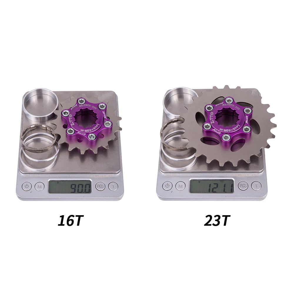 Single Speed MTB Cassette Cog 1Speed Gear 16T 17T 18T 19T 20T 21T 22T 23T Freewheel K7 Cassette Sprocket for 10 11S HG hub body