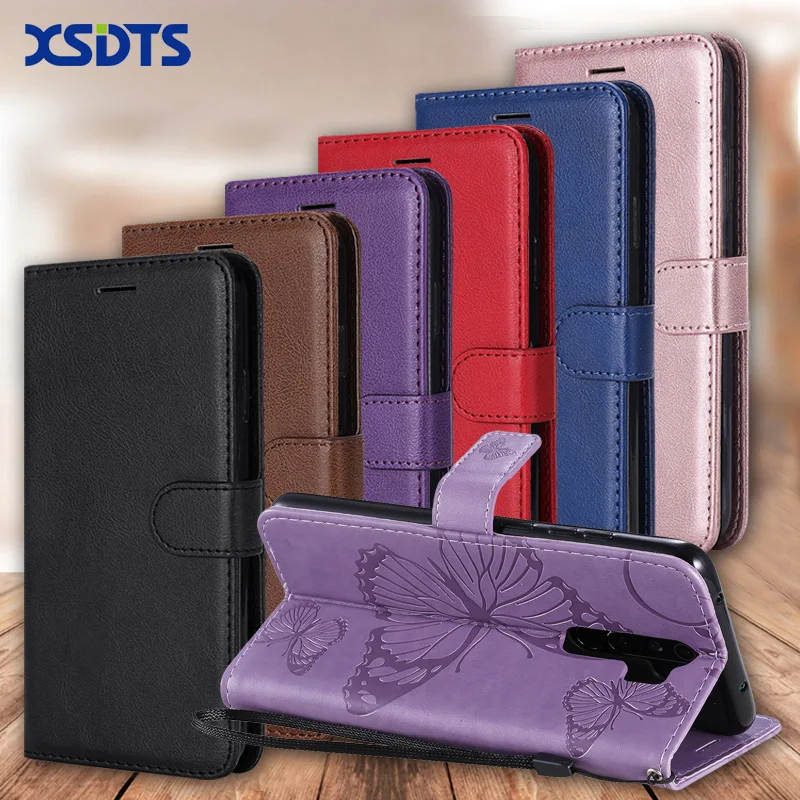 Wallet Case For Xiaomi Redmi Note 9 9s 8 8T 7 6 4 Pro Max Card Stand Flip Leather Case Phone Cover Coque