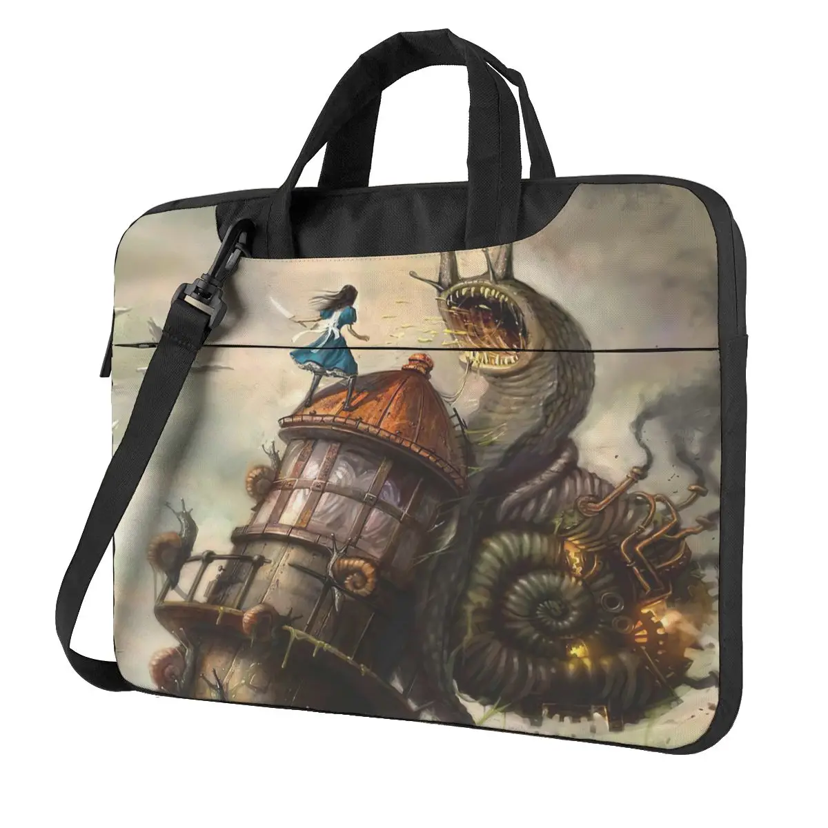 

Alice Madness Returns,Video Game Laptop Bag Case Protective Vintage Computer Bag Bicycle Crossbody Laptop Pouch