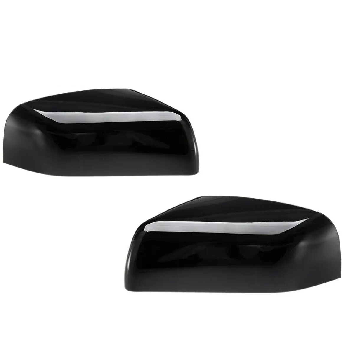 Left / Right Side Gloss Black Wing Mirror Cover Cap For Land Rover Range Rover Sport LR2 LR4 2010 -