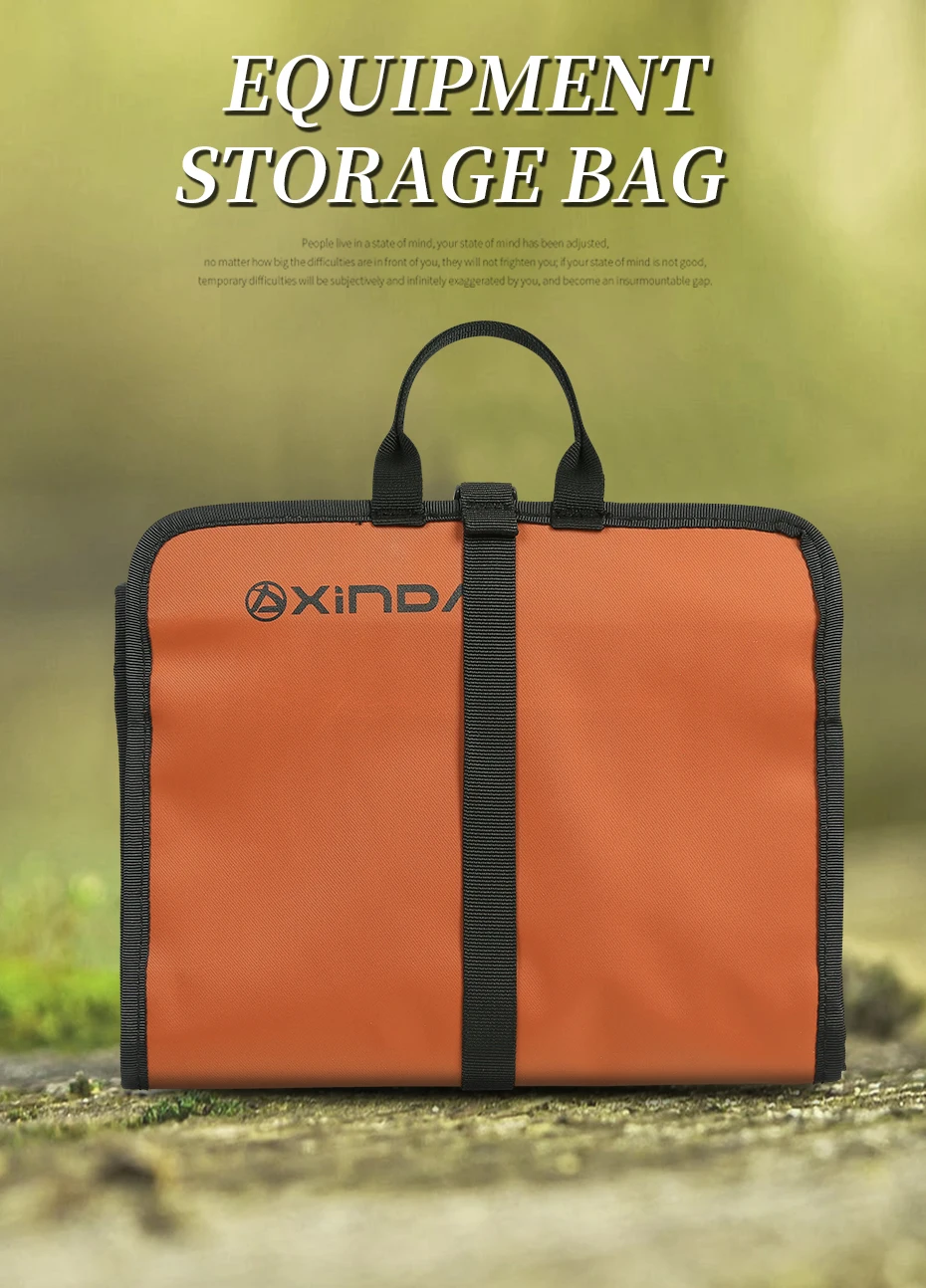 Xinda 320T Nylon-Tasche Wasserdichte Verschleißfeste Schnellverschluss-Karabiner-Tasche Kletterausrüstung Werkzeug-Aufbewahrungstasche – Detail 1