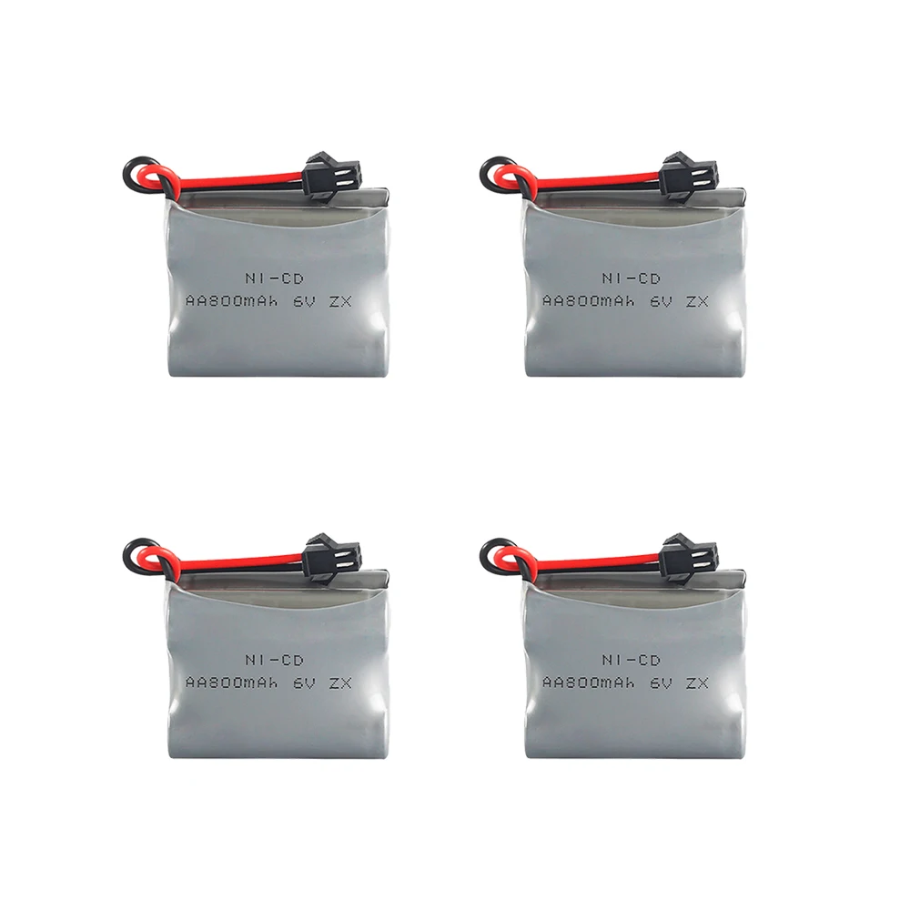 6v 800mah NI-CD 배터리 Rc 장난감 자동차 탱크 로봇 RC 보트 HT 2877 3831 부품 부서 AA 6V 충전식 배터리 팩