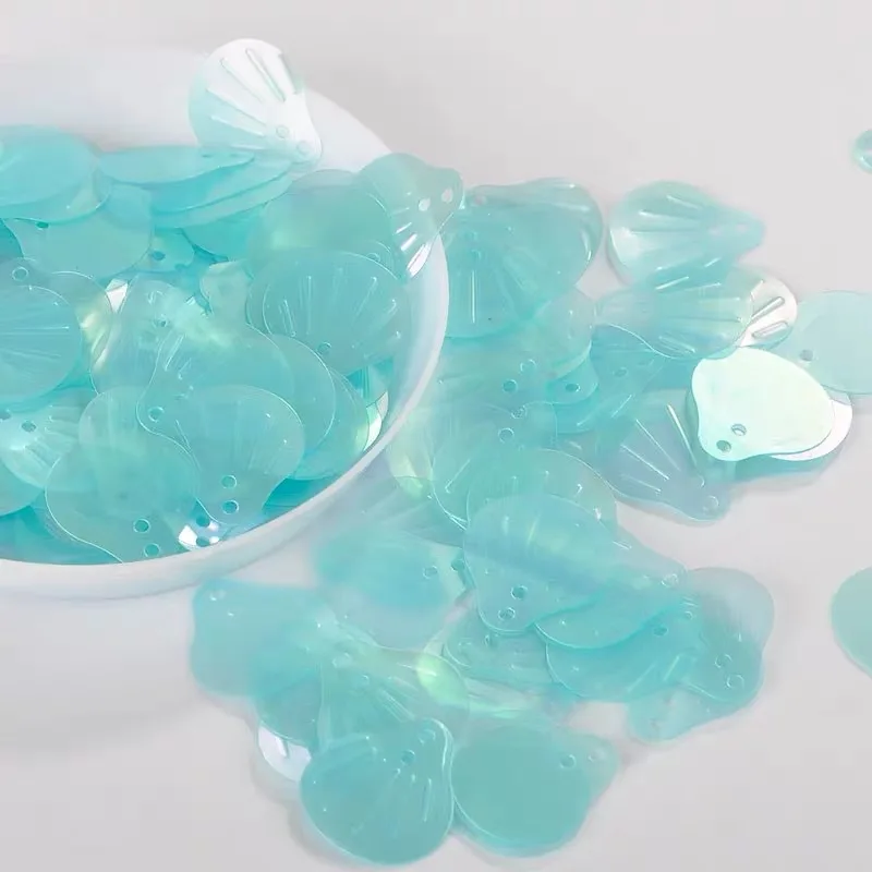 10g Matte turquoise Sequin Flower Plum Star Shell Shape Sequins Paillettes Wedding Confetti DIY Handcraft Sewing Accessories