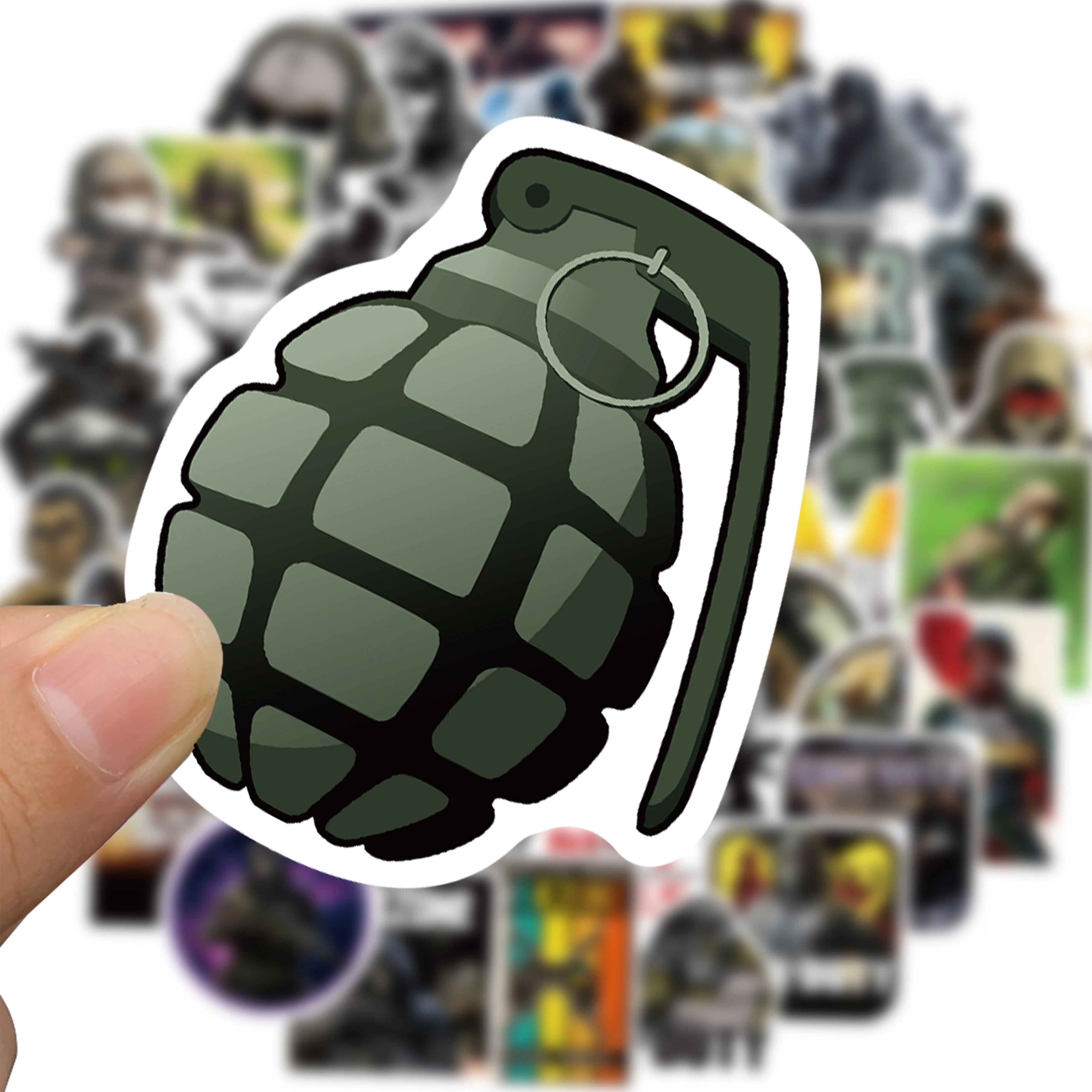 10/50PCS Call of Duty Game Stickers Waterproof for Notebook Luggage Skateboard Bicycle Phone Suitcase Laptop Sticker