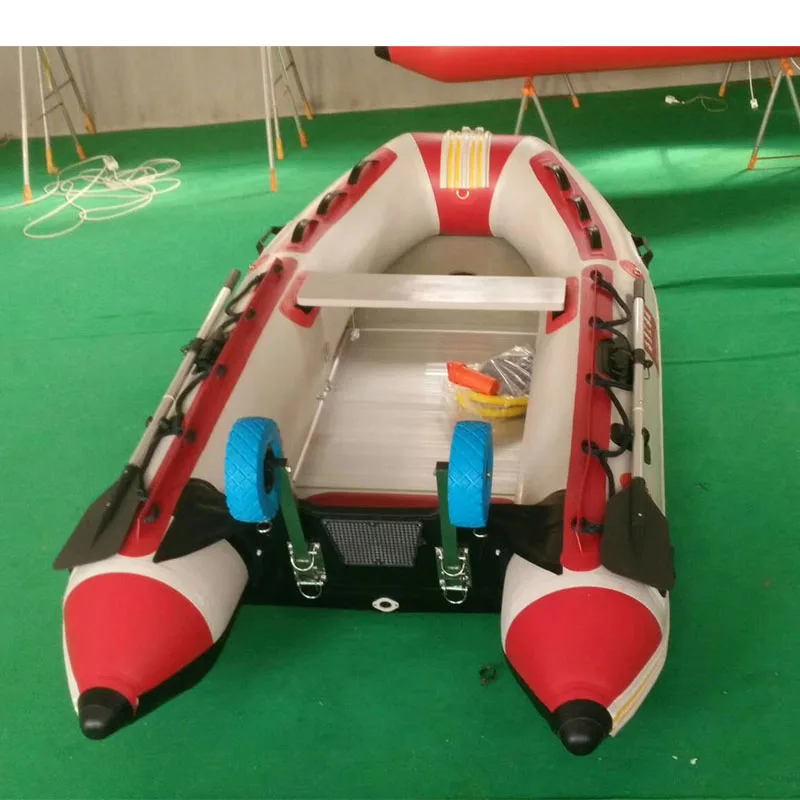 Più Nuovo in Acciaio Inox Ruota di Poppa Lancio per Gommone Kayak Gommone Yacht Zattera Trolley Kayak Accessori