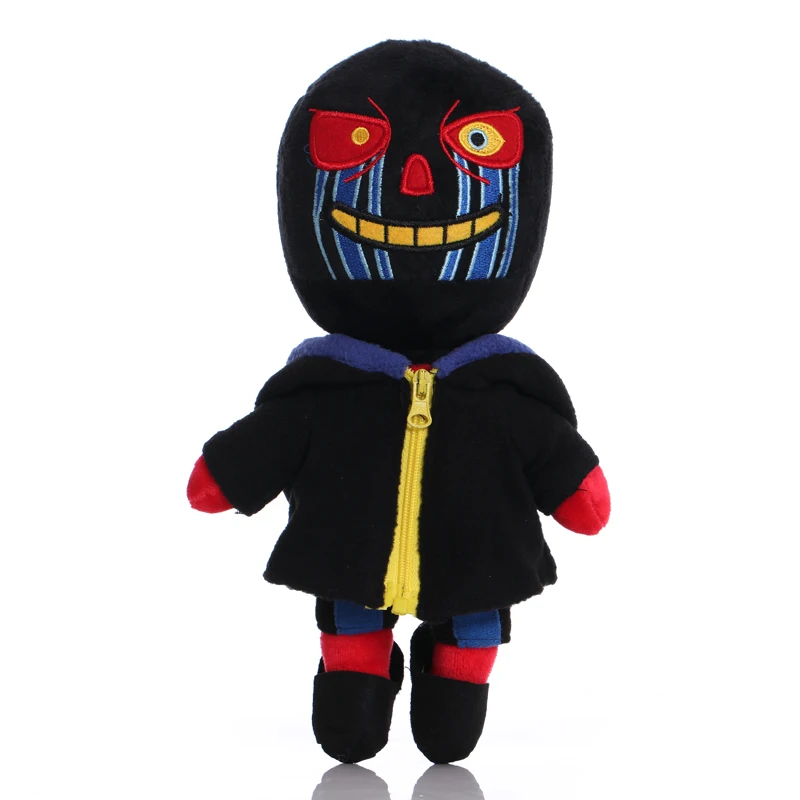 5pcs/lot 27cm Undertale Zombie Plush Toys Doll Undertale Sans Black Zombie Plush Soft Stuffed Toys for Children Christmas Gifts