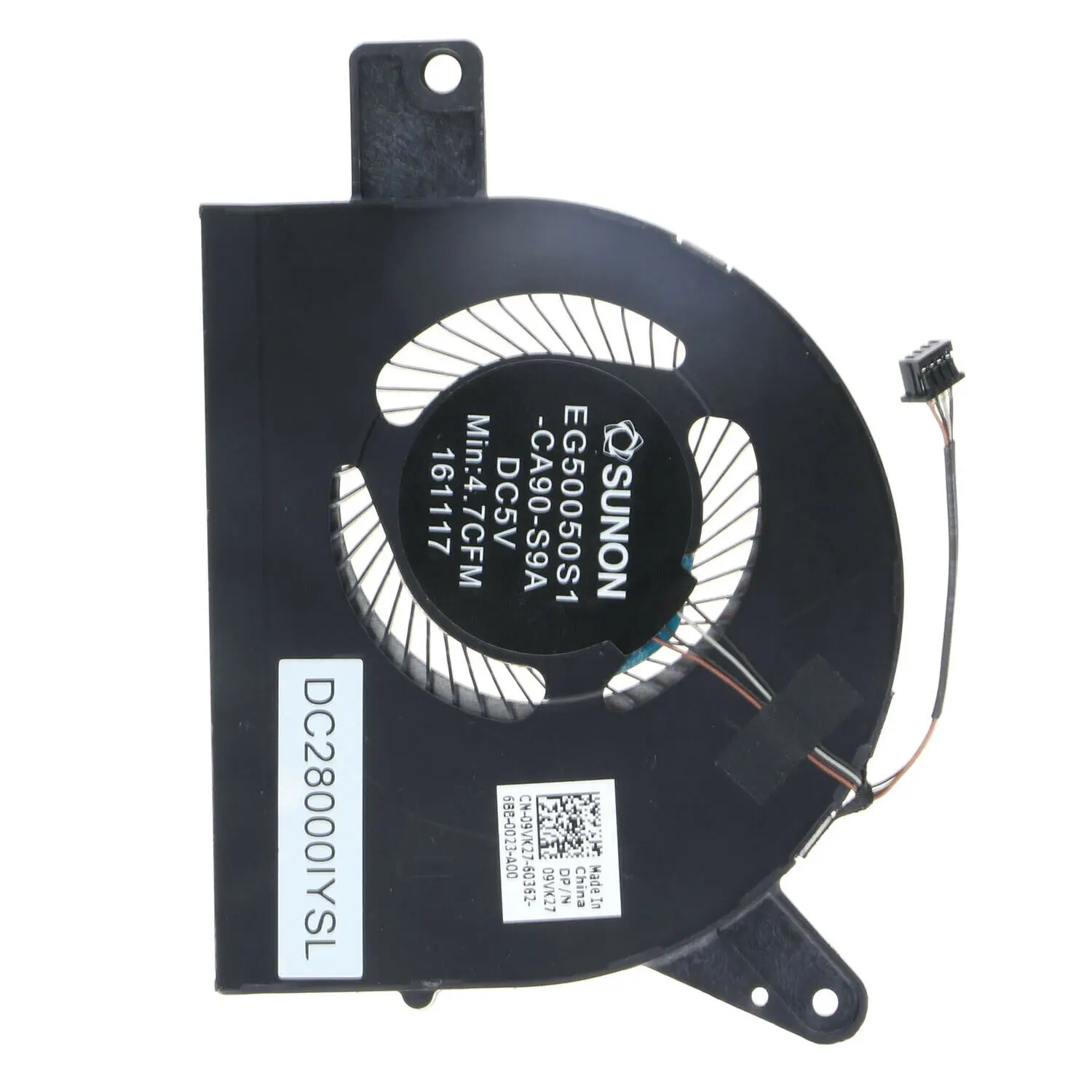 JIANGLUN NEW DC28000IYFL 09VK27 CPU Cooling Fan For Dell Latitude 5580