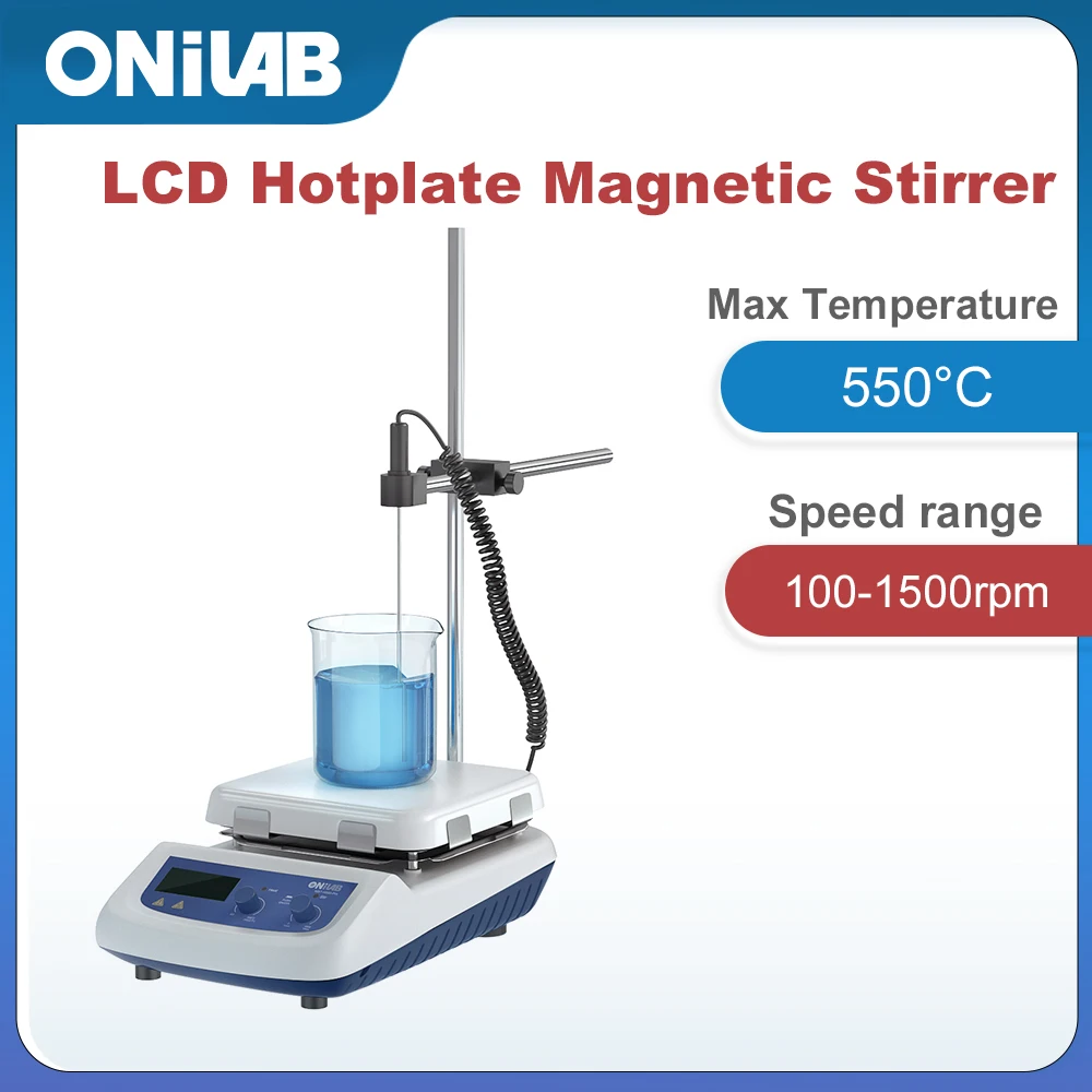 ONILAB RCT550-Pro Laboratory LCD Hotplate Magnetic Stirrer with High Quality