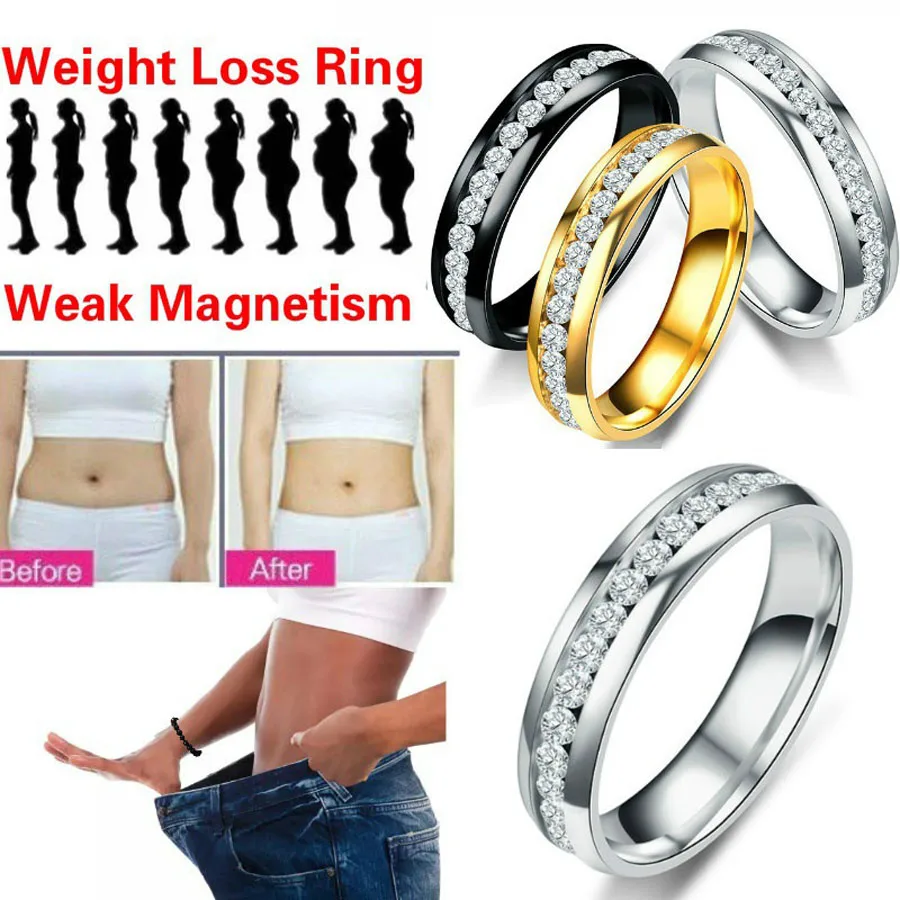 Magnetic New Magnetic Weight Loss Ring Slimming Tools Fitness Reduce Weight Ring String Stimulating Acupoints Gallstone Ring