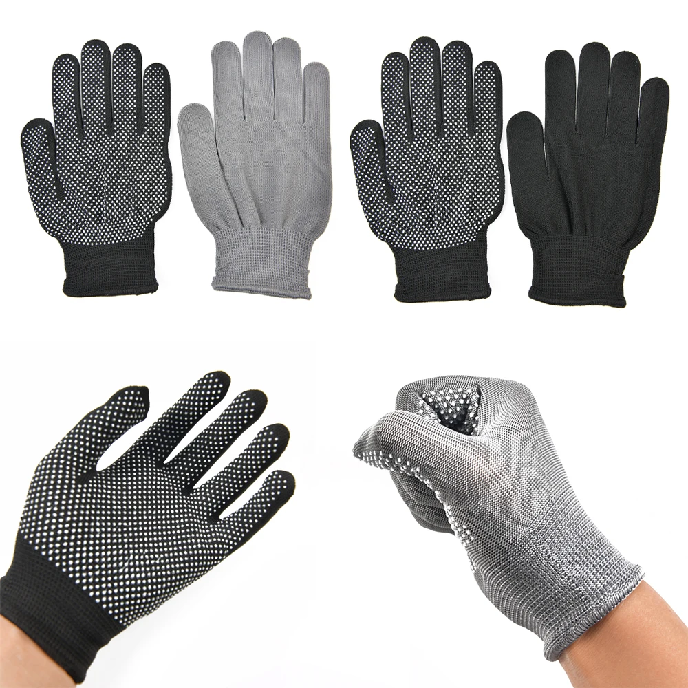 Guantes Térmicos para alisar el cabello, herramientas de estilismo para peluquería, resistentes al calor, 1 par